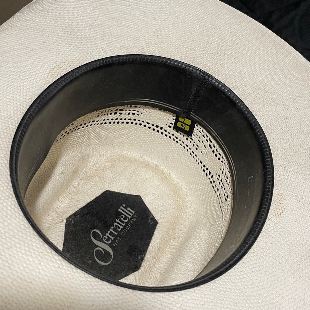 Serratelli Men's Straw Cowboy Hat size 7 1/8 in.